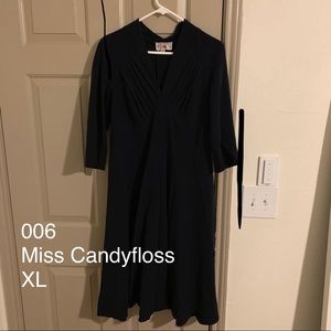 Miss Candyfloss - XL navy Della-Katie dress